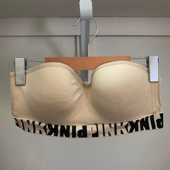 Pink by Victoria Secret Beige wireless Bra Top - Picture 1 of 4